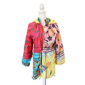 Farm Rio Scarf Mix Parka, Small NWT